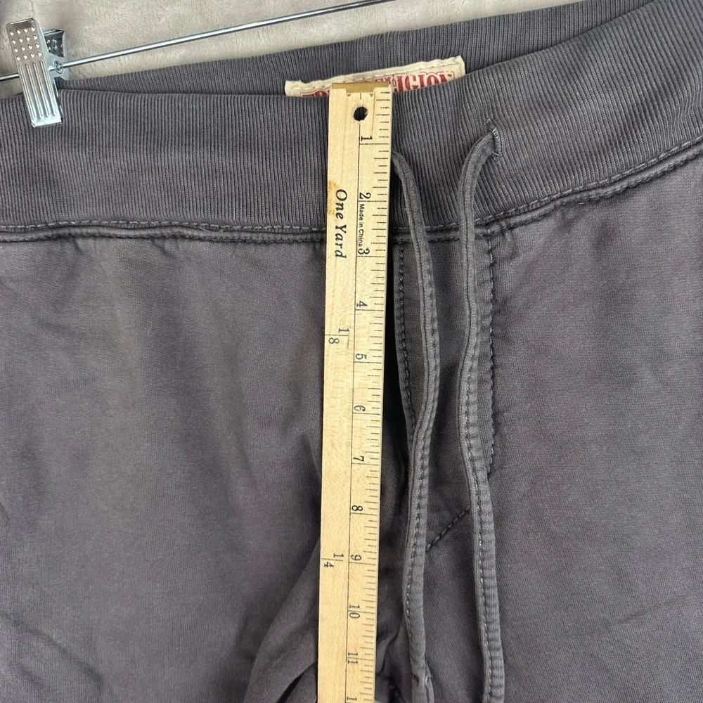 True Religion Mens Size Large World‎ Tour Sweatpants Gray 100% Cotton Drawstring